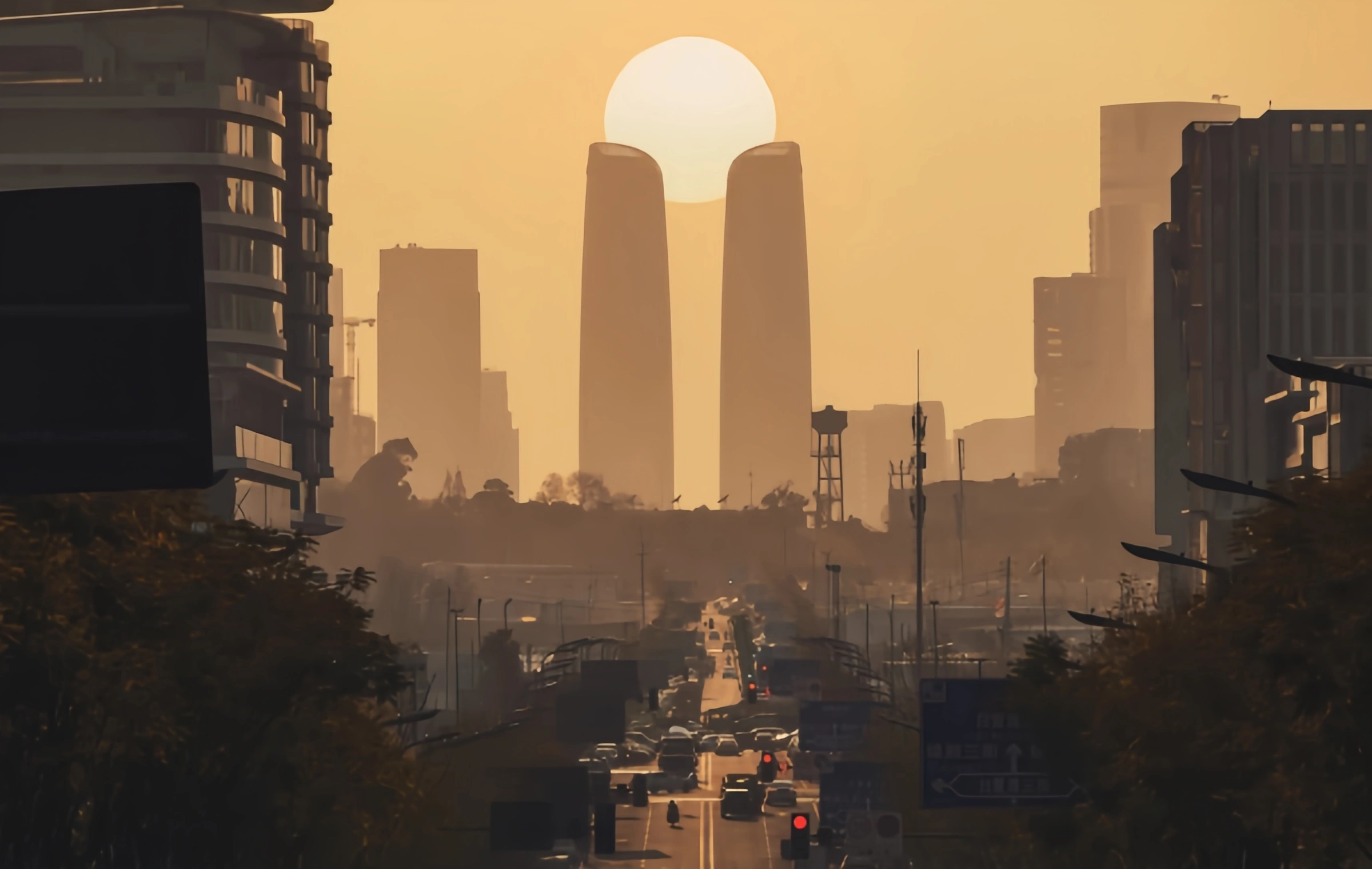 Chengdu Twin Towers: A Fantasy Transformation from Financial Landmark to Urban Light and Shadow Stage-2