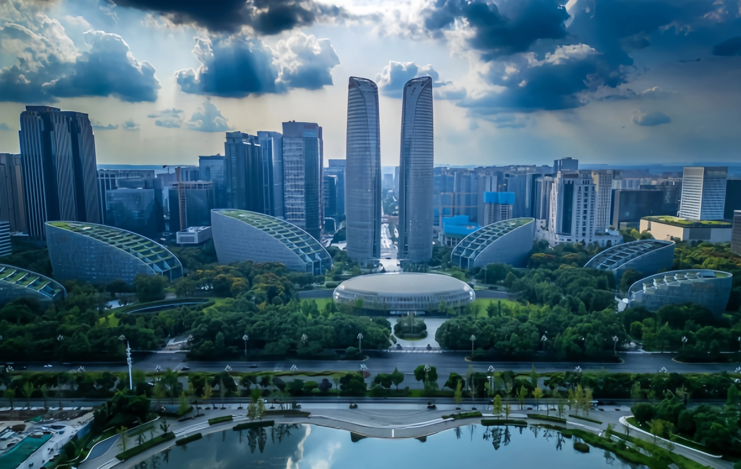 Chengdu Twin Towers: A Fantasy Transformation from Financial Landmark to Urban Light and Shadow Stage-4