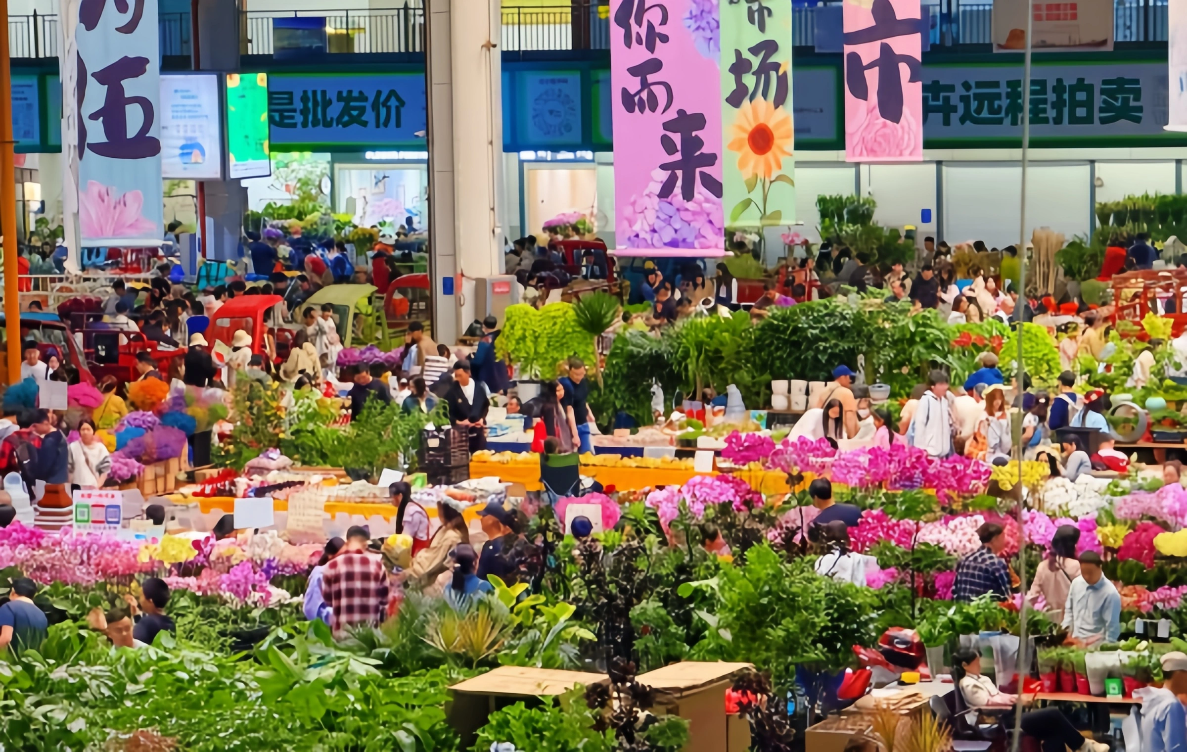 Dounan Flower Market: A Splendid Legend from the Flower Fields of Dianchi Lake to the Flower Capital of Asia-4