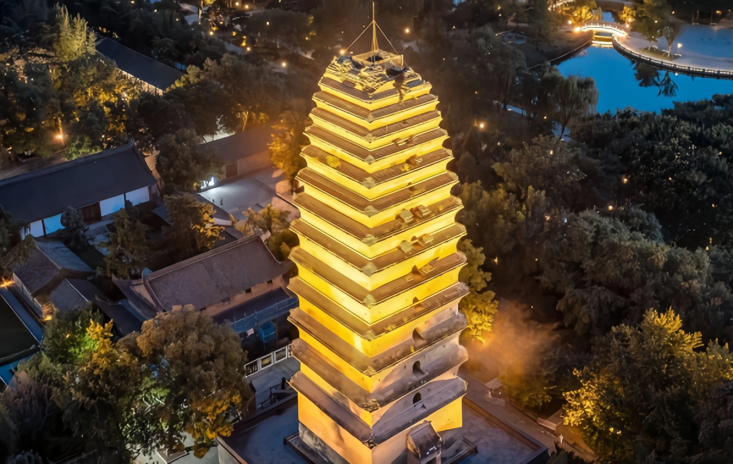 Xi'an Little Wild Goose Pagoda: The Earthquake Wonder of Three Breaks and Three Reunions and the Flourishing Tang Sanskrit Music-2