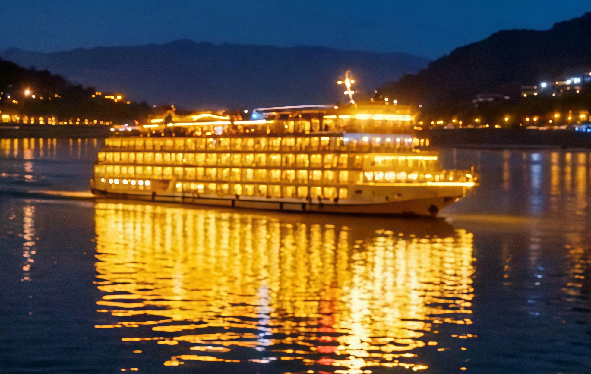 Chongqing Yangtze River Cruise: A mobile viewing platform from the Floating Palace on the River to the picturesque mountains and rivers-2