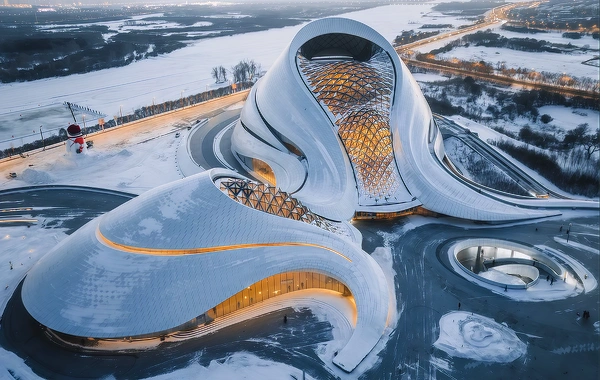 Opéra Harbin:Un voyage dans la poésie architecturale et le sanctuaire artistique de la ville de glace et de neige-3