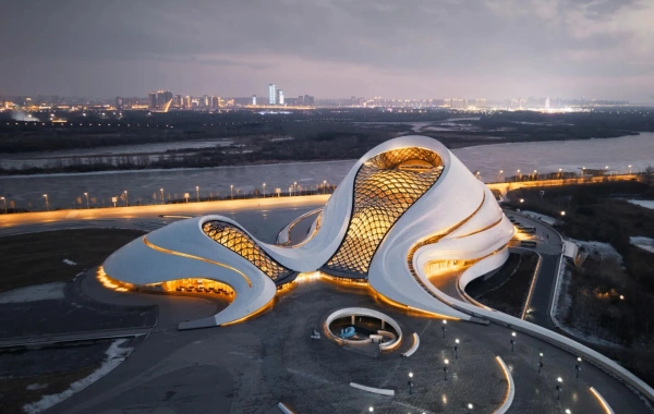 Opéra Harbin:Un voyage dans la poésie architecturale et le sanctuaire artistique de la ville de glace et de neige-4