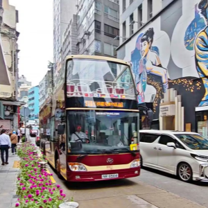 Big Bus: Hong Kong Hop-on Hop-off Bus Tour mit Victoria Harbor Ferry Transfer