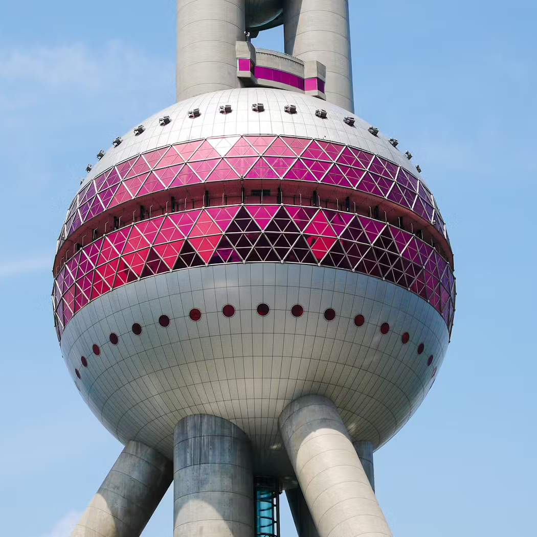 Oriental Pearl Radio & Fernsehturm mit Huangpu River Cruise