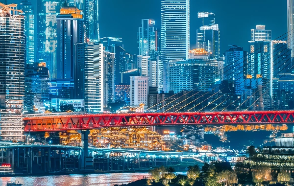 Ponte Qiansimen: un doppio-deck Urban Marvel Weaving Ancient Chongqing nel futuro skyline-4