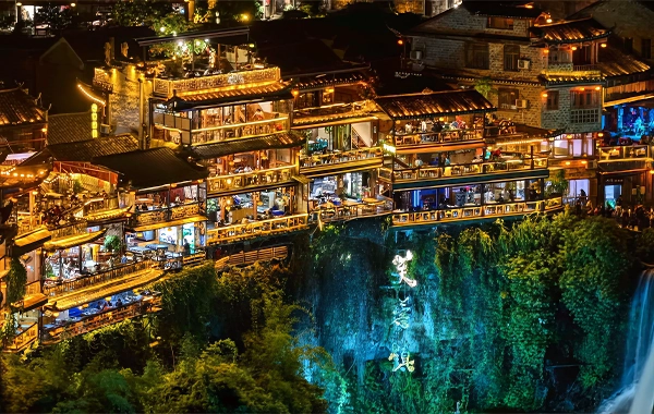 Is Furong Ancient Town Worth Visiting in 2026? An Honest Travel Guide with Night Waterfall Photos & Tips-2