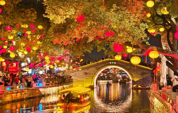 From Shanghai: Private Day Trip to Wuxi‑Huishan Ancient Town & Nanchangjie Ancient Canal