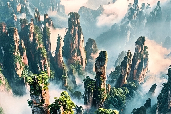 12-Day Trekking Tour Across China  (Shanghai-Guilin-Zhangjiajie-Xi'an-Beijing)