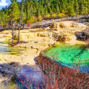 3-Day High Speed Rail Jiuzhaigou&Huanglong Tour (chengdu-huanglong-jiuzhaigou-chengdu)