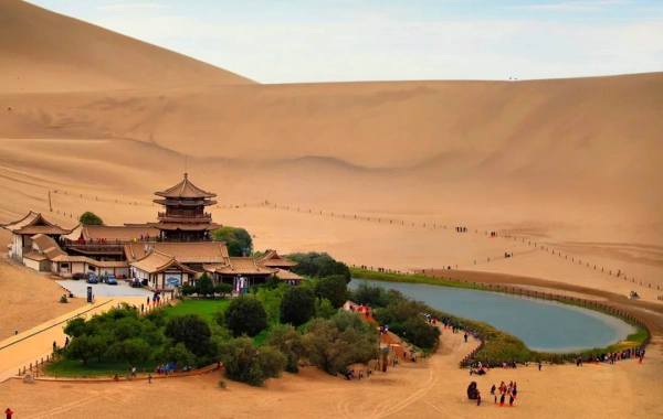 Mingsha Mountain and Crescent Moon Spring
