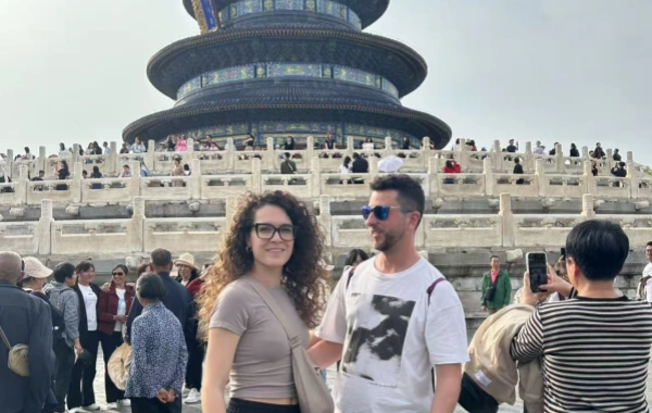 Intotravelchina customers at Temple of Heaven