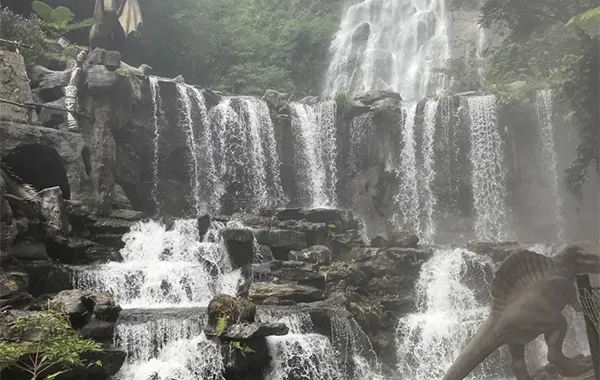 Afternoon–Gu Long Xia Grand Waterfall Group