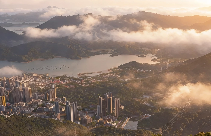 sunset shenzhen