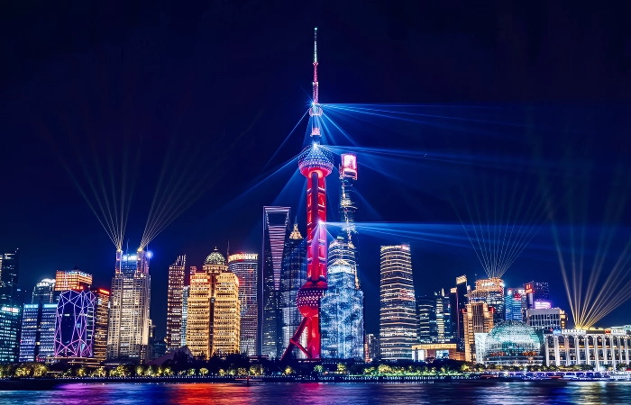 bund light show