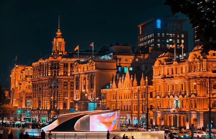 bund light show
