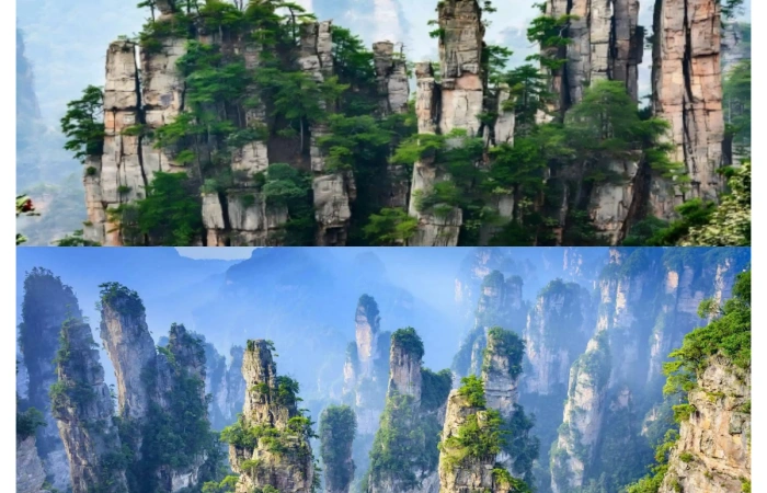 Yuanjiajie and the Avatar Peaks