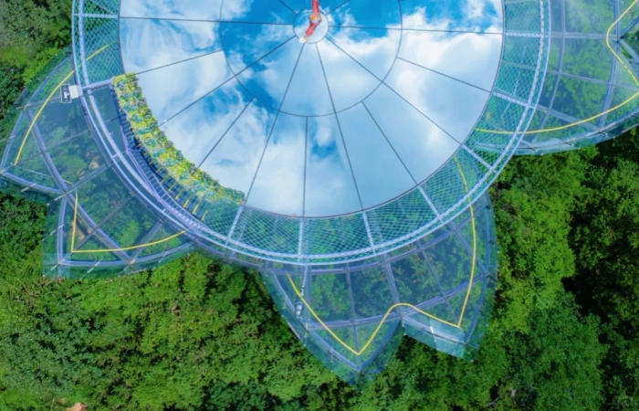Zilian Sky Mirror at Tianzidi Scenic Area, Hangzhou