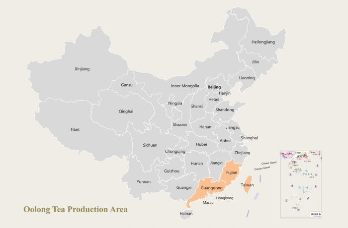 China Oolong Tea Production Area