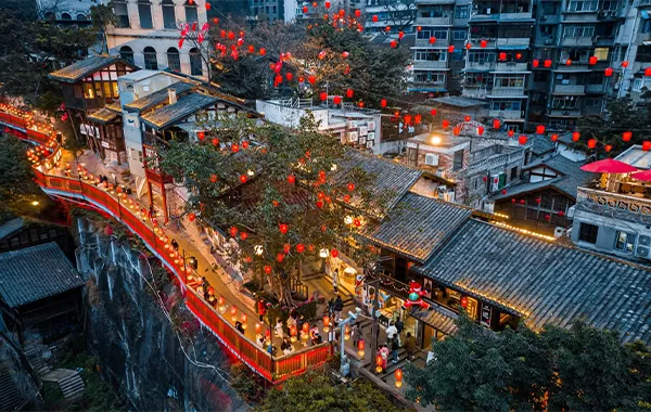 Climb the Lantern-Lit Lane of Shancheng Alley