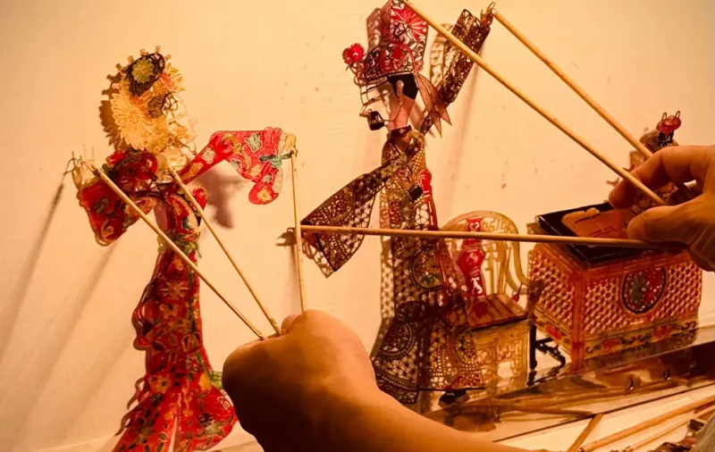 A Shadow Puppet Takes Shape